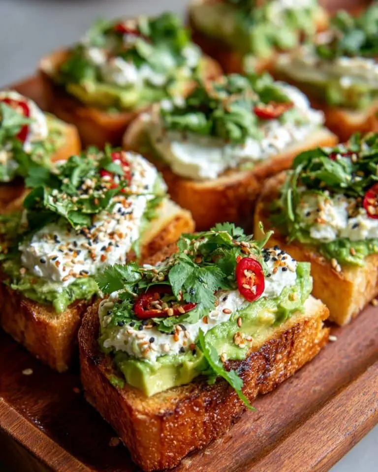 Spicy Crab and Avocado Crostini Recipe