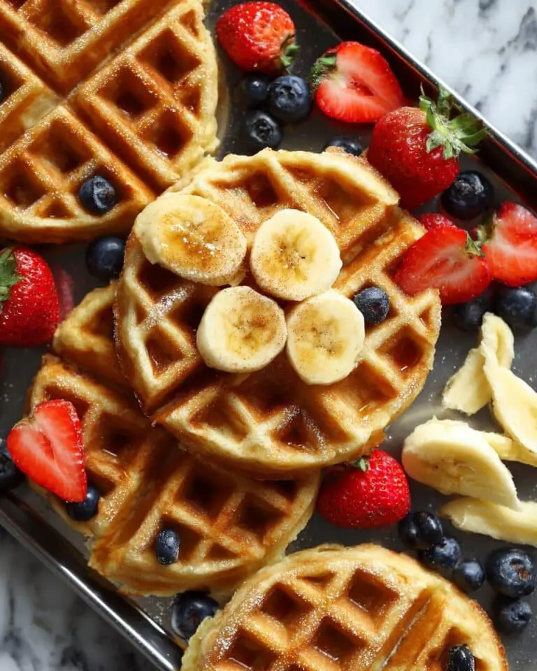 Easy Banana Waffles Recipe