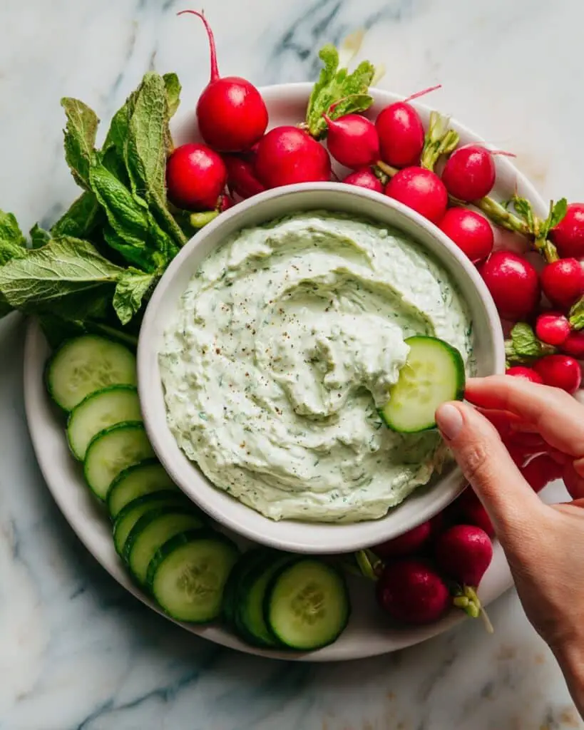 Green Goddess Cottage Cheese Dip Recipe