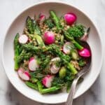 Spring Farro Salad with Roasted Vegetables and Fresh Herbs Recipe