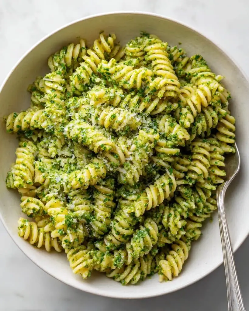 Ramp Pasta with Basil and Lemon Recipe