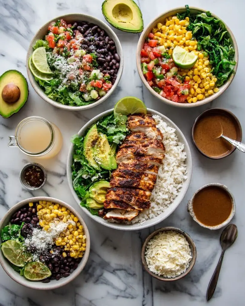 Southwest Spiced Chicken Rice Bowls Recipe