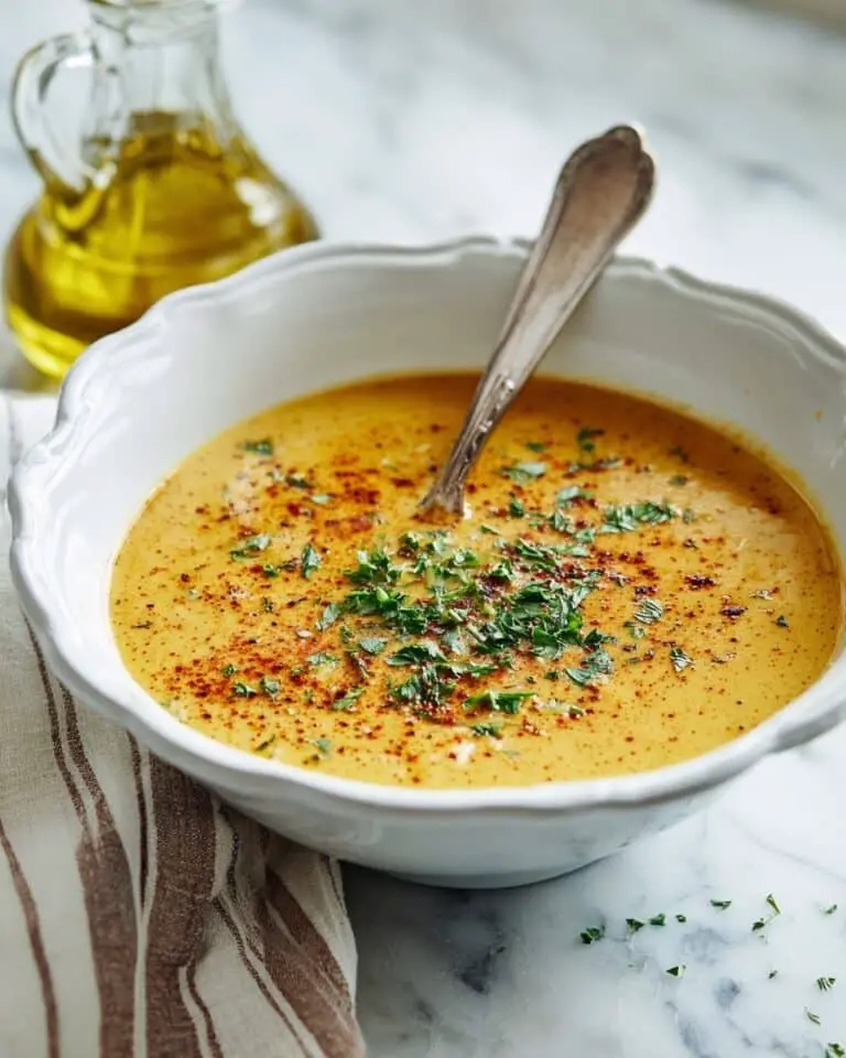 Creamy Red Lentil Soup with Lemon and Cumin Recipe