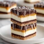 Salted Caramel Cheesecake Crunch Bars Recipe