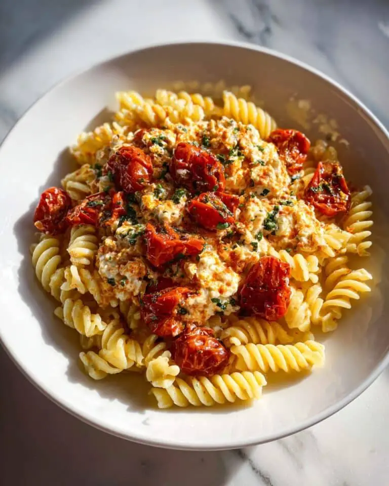 Irresistible Baked Feta Pasta with Cherry Tomatoes Recipe
