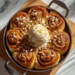 Irresistible Brown Butter Cinnamon Roll Skillet Recipe