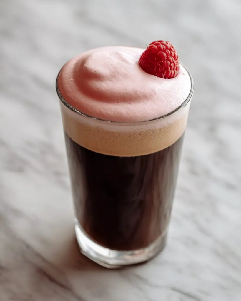 Vanilla Raspberry Cold Foam Iced Coffee Recipe