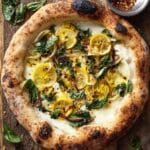 3 Cheese Lemon Basil Pizza Recipe