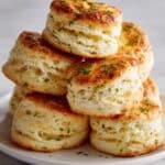 Honey Garlic Parmesan Biscuits with Honey Butter Recipe