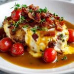 Creamy Monterey Chicken Bake with Ham and Melted Cheese Recipe