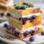 Blueberry Lemon Ricotta Stuffed French Toast Recipe