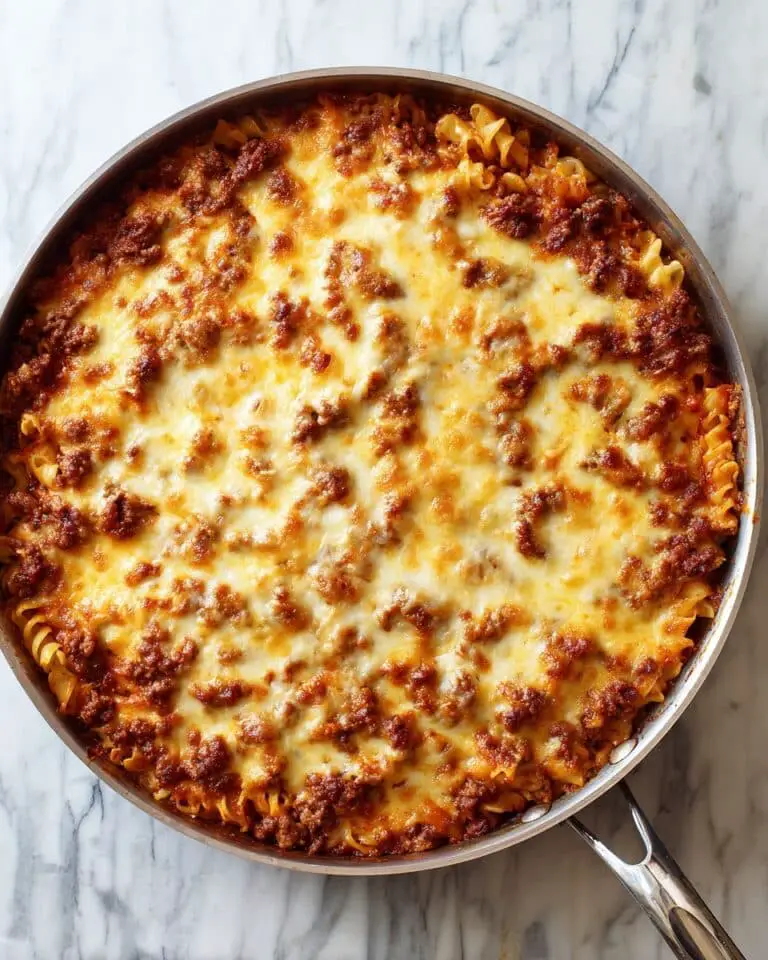 Cheesy Beef and Macaroni Casserole Recipe