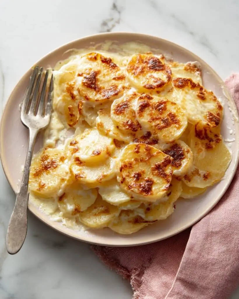 Slow Cooker Cheesy Scalloped Potatoes Recipe