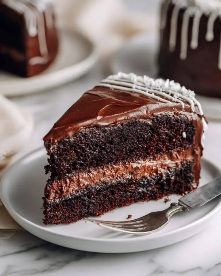 Chocolate Fudge Loaf with Rich Chocolate Ganache Recipe