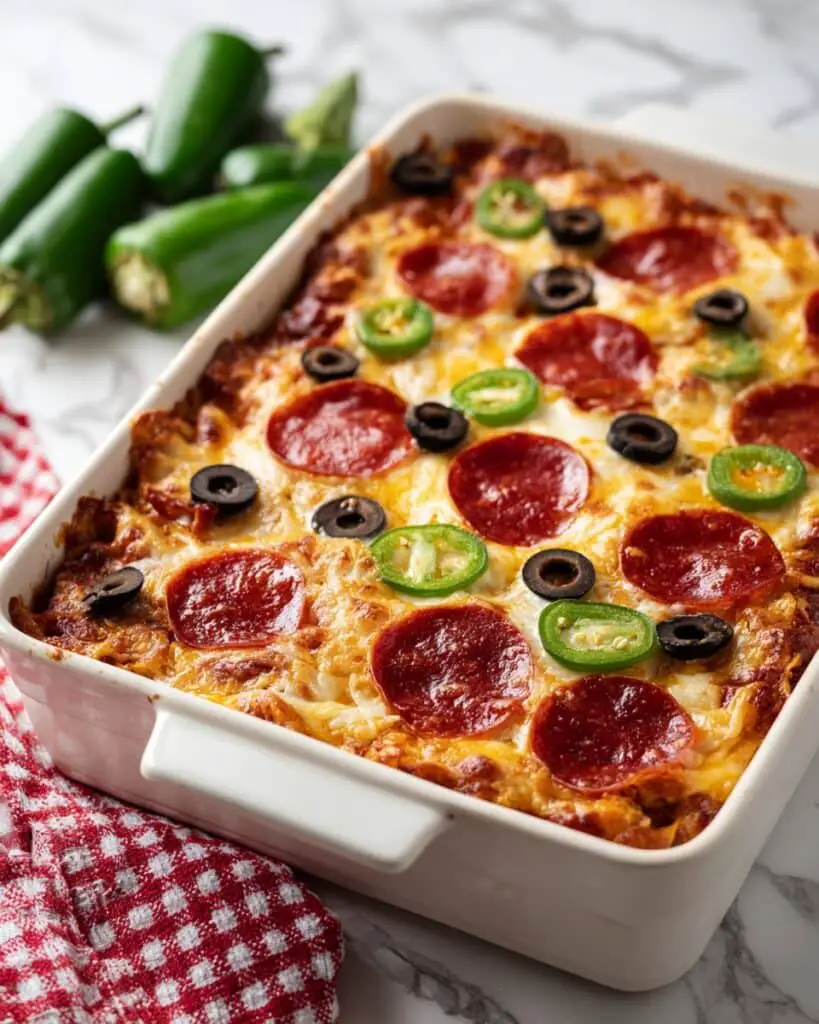 Zucchini Pizza Casserole | Low-Carb & Gluten-Free Recipe