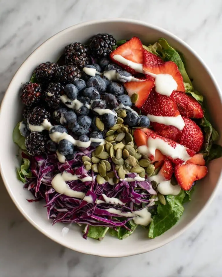 Superfood Berry Lemon Herb Salad Recipe