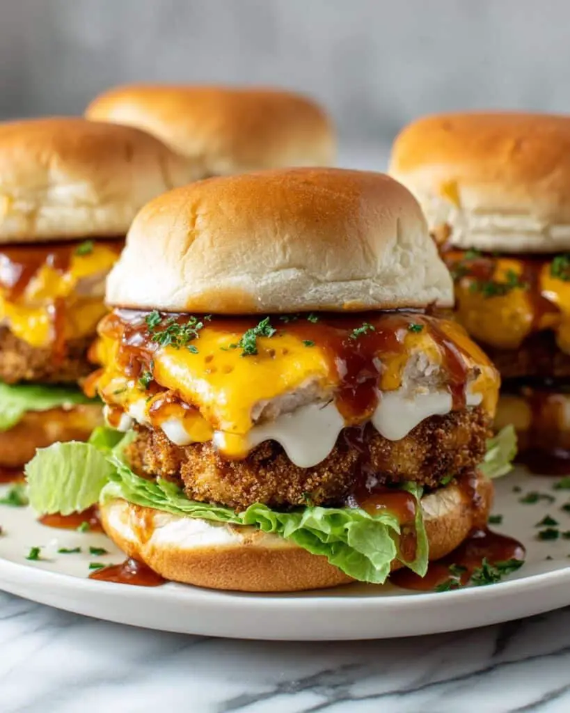 Gourmet Oreo-Crusted Cheddar Ranch Chicken Sliders Recipe
