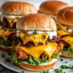 Cheddar Ranch Chicken Sliders with Oreo-Crusted Buns Recipe