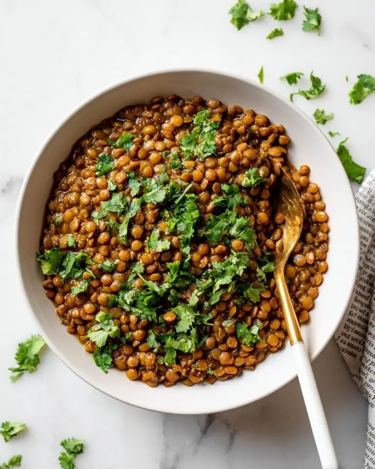 Easy 20-Minute One-Pot Vegan Lentils Recipe