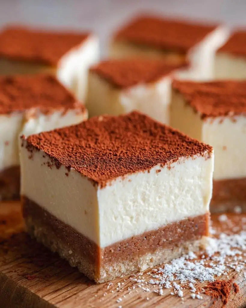 No Bake Keto Churro Cheesecake Bars Recipe