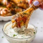 Chicken Wing Dipping Sauce: Homemade Ranch Dip Recipe
