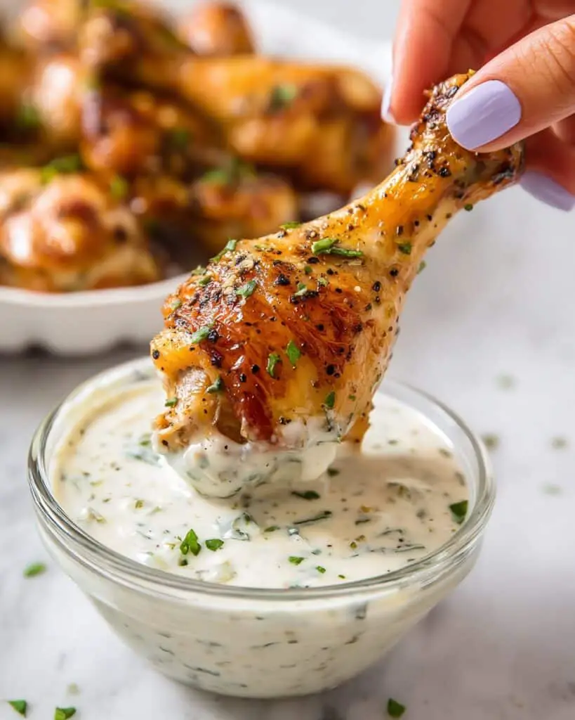 Chicken Wing Dipping Sauce: Homemade Ranch Dip Recipe