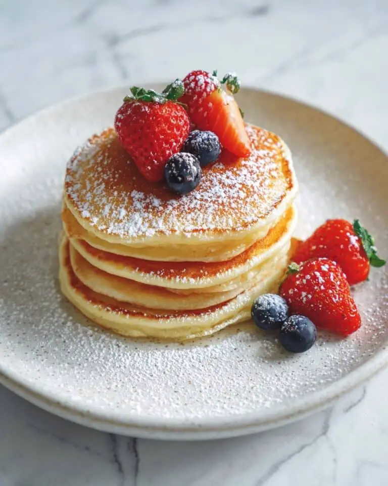 Cottage Cheese Pancakes with Crispy Edges and Melty Center Recipe