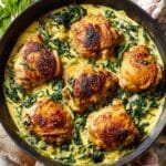 Creamy Spinach Sauce for Chicken Thighs Recipe