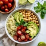 Herby Quinoa Salad with Avocado and Chickpeas Recipe