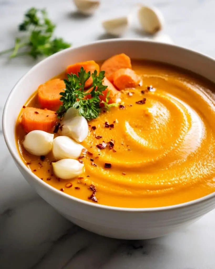 Spicy Butternut Squash and Sweet Potato Soup Recipe