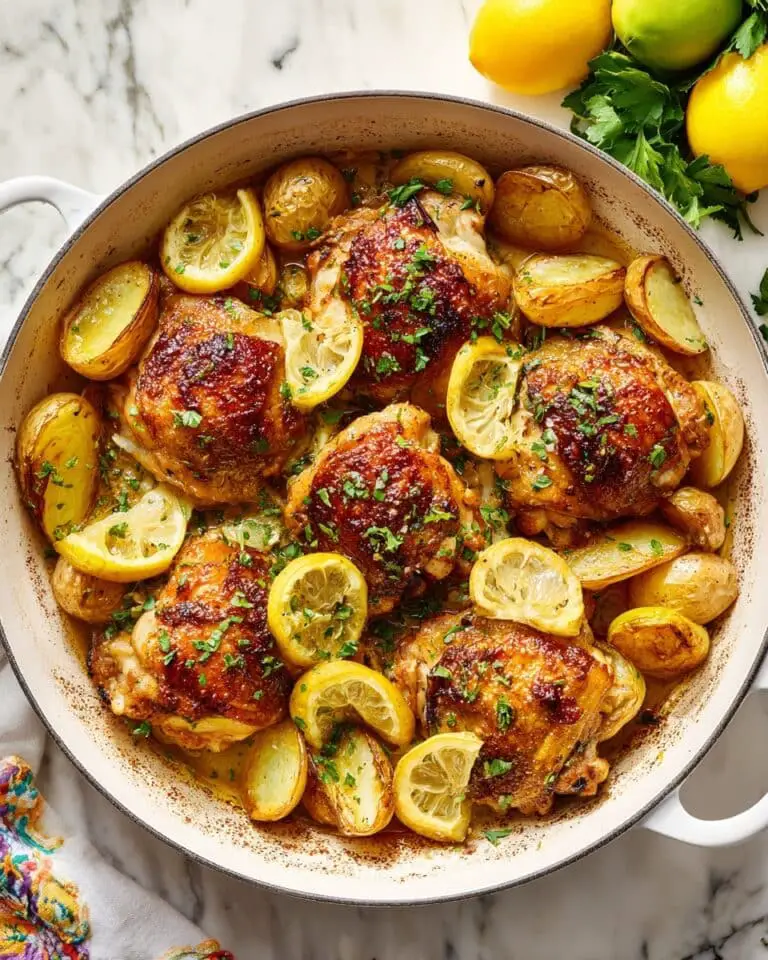 Lemon Herb Chicken & Potatoes Recipe