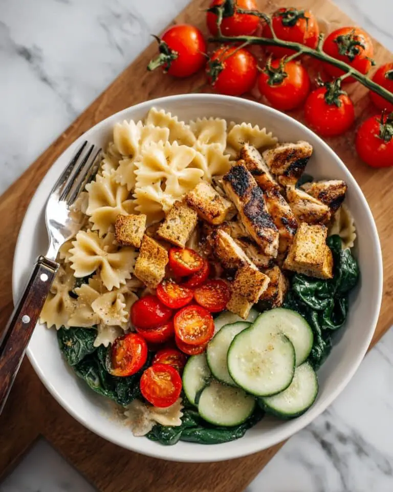 Caesar Chicken Pasta Salad Recipe