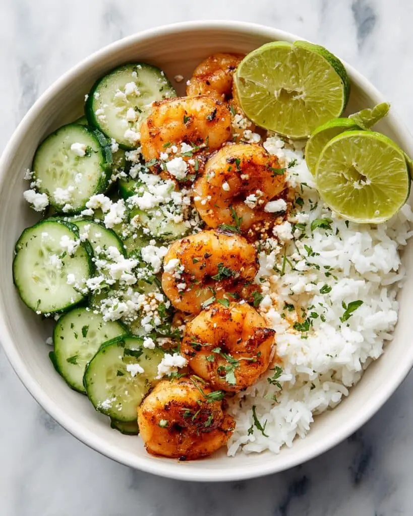 Spicy Grilled Chili Lime Shrimp Bowls Recipe