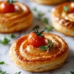 Indulgent Tomato Cream Cheese Puff Pastry Delight Recipe