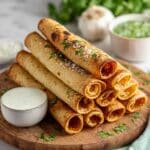 Creamy Chicken & Corn Taquitos Recipe
