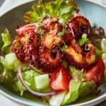 Sizzling Grilled Mediterranean Squid Salad: A Taste of the Sea Recipe