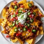 Loaded Beef & Cheese Nachos Recipe