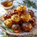 Salted Rosemary Olive Oil Sourdough Focaccia Muffins Recipe