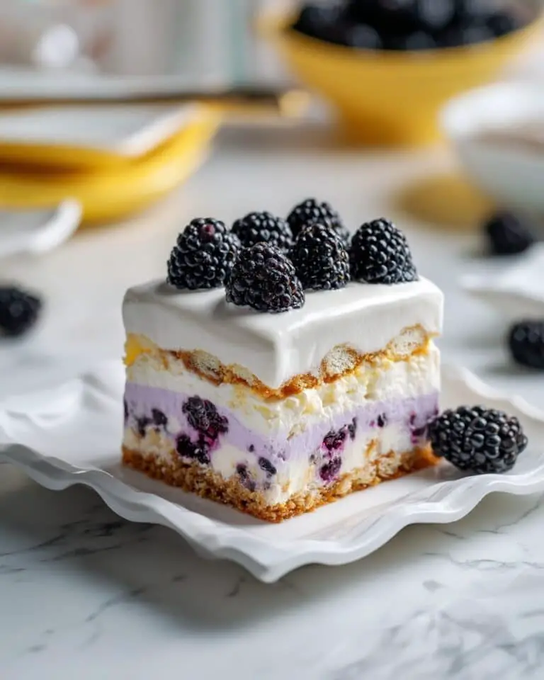 Blackberry Lemon Icebox Cake Recipe