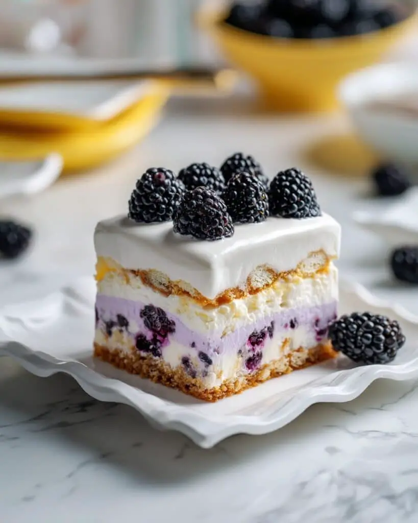 Blackberry Lemon Icebox Cake Recipe
