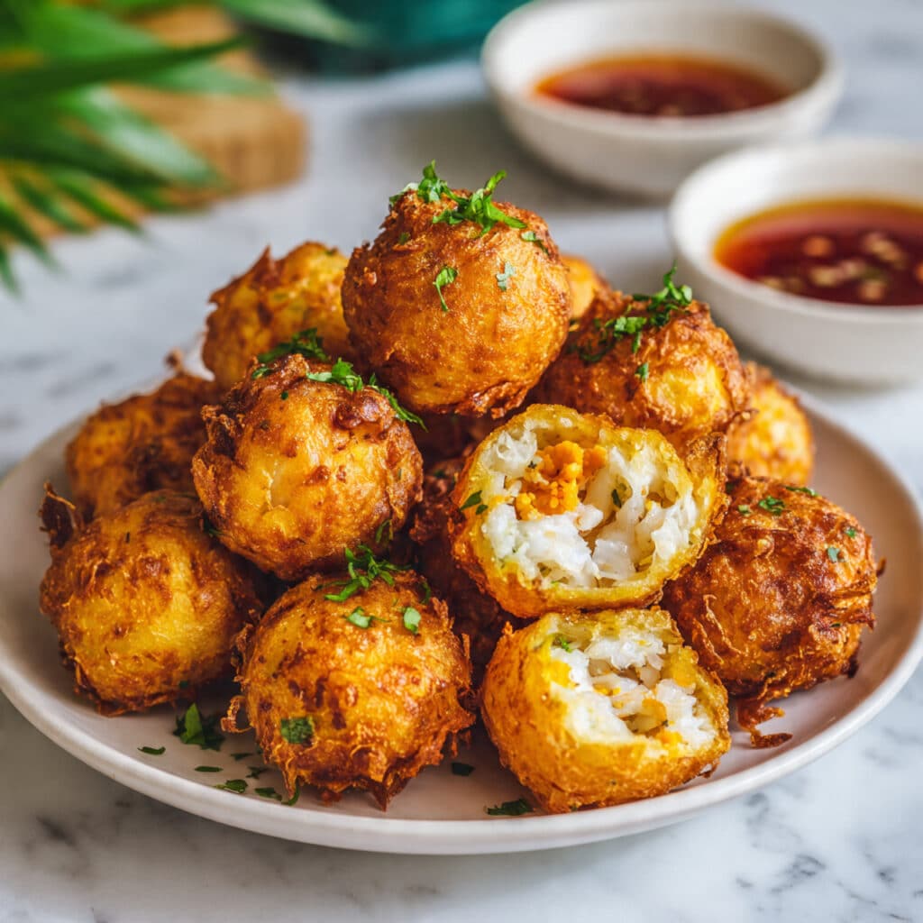 Crispy Asian-Inspired Shrimp Balls Recipe