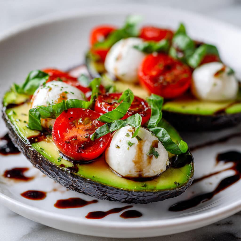 Caprese Stuffed Avocados Recipe