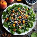 Mango Salad with Spinach, Blueberries, Walnuts, and Feta Recipe