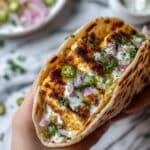 Halloumi Wraps with Hot Honey and Fresh Herb Yogurt Sauce Recipe