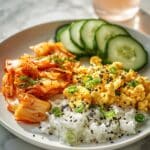 Easy Breakfast Scrambled Egg Rice Bowl Recipe