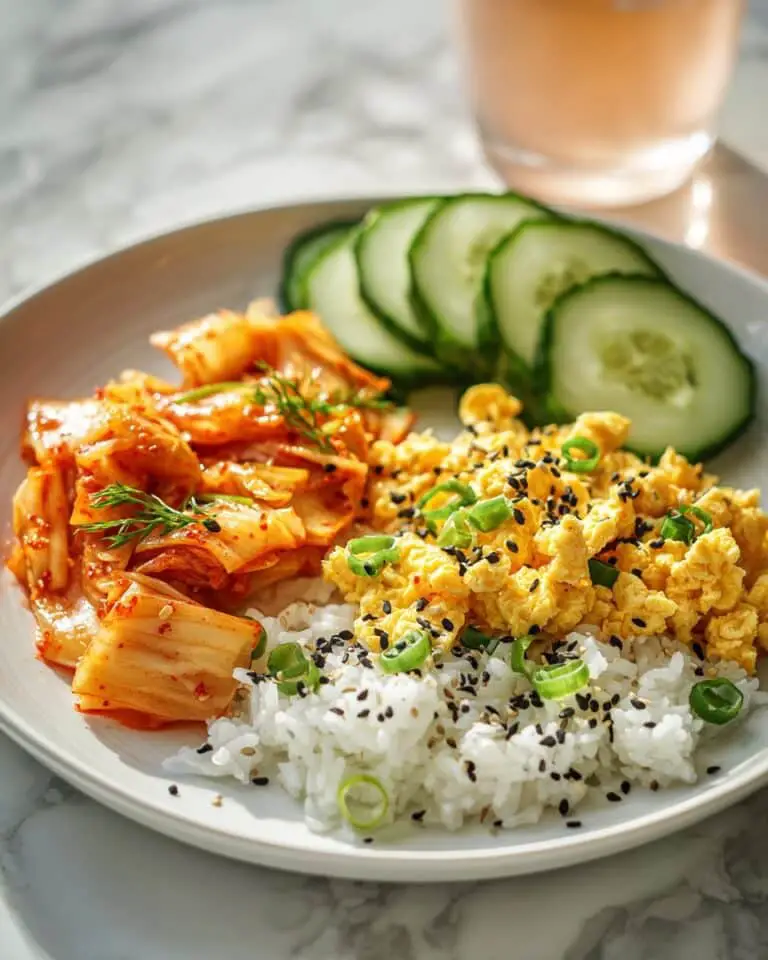 Easy Breakfast Scrambled Egg Rice Bowl Recipe