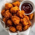 Crispy Chicken Popcorn with Dipping Sauce Recipe