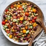 Refreshing Chickpea Salad with Lemon, Herbs, and Veggies Recipe