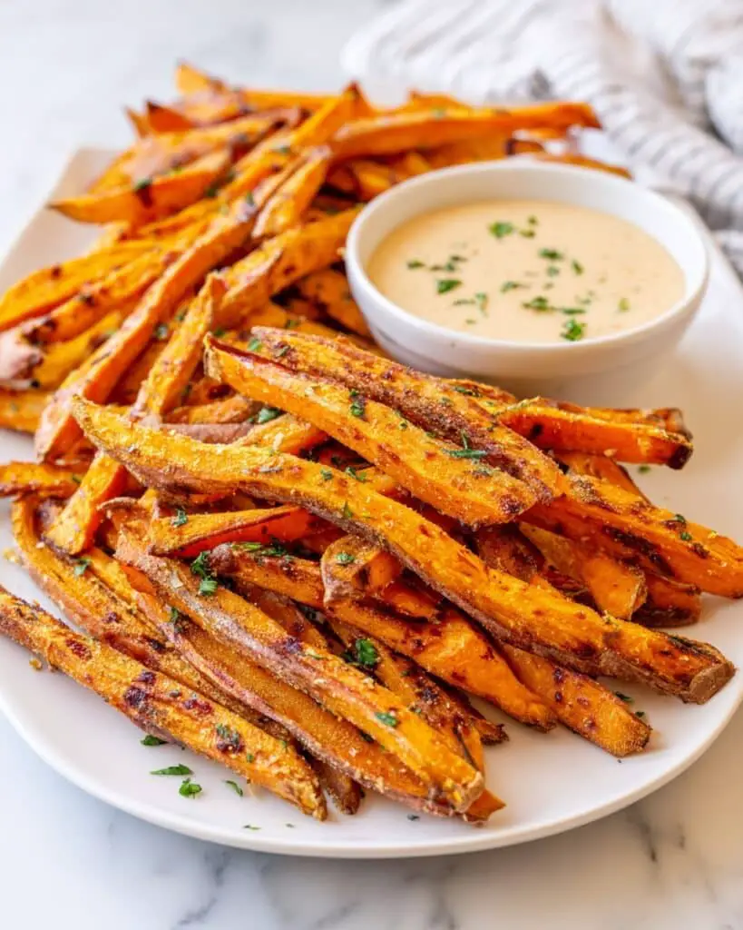Crispy Baked Sweet Potato Fries Recipe