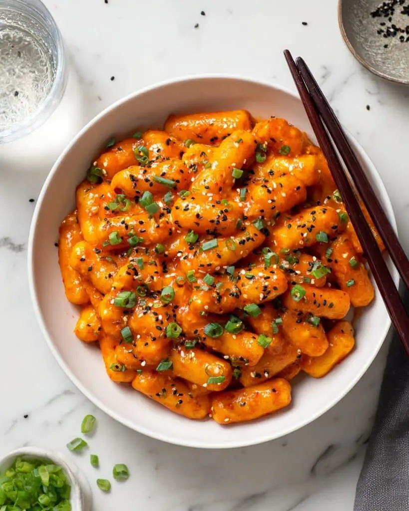 Korean Tteokbokki with Gochujang Recipe